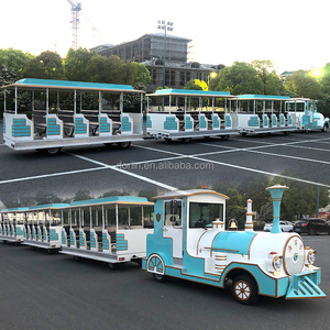 Il parco divertimenti a tema economico per un treno stradale felice da 62 posti percorre il treno turistico elettrico senza tracce - Product Image 2