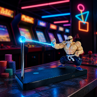 Lampe LED Nuit Magique Anime Master Action Figure, Boule d'Énergie Magnétique, Décoration d'Ambiance de Chambre et de Bureau, Cadeau