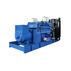 Gruppo elettrogeno diesel da 2 mw MTU heavy duty 2.5mva 2 mw generatore diesel di grande potenza 2.5 mva gruppo elettrogeno
