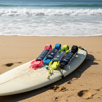 Laisse de planche de surf en TPU de haute qualité, design personnalisé, pour paddle-boards, bodyboards et planches de surf, unisexe, utilisation en mer