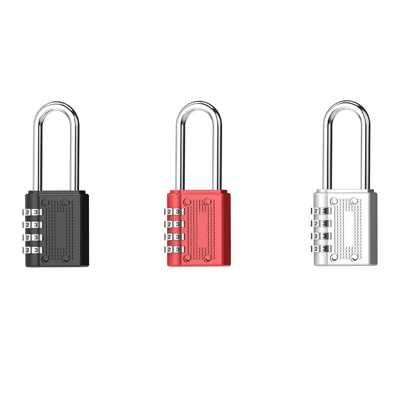 Big 4 Digit Combination Lock Square Heavy Custom Logo Digital 4-digit Code Security Lock Combination Padlock