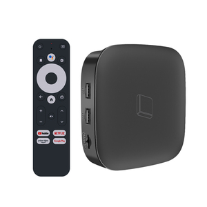 Caixa de tv hako mini 4k <span class=keywords><strong>ddr4</strong></span>, 2.4g 5ghz wifi, google, certificada, android tv, com controle de voz - Product Image 1