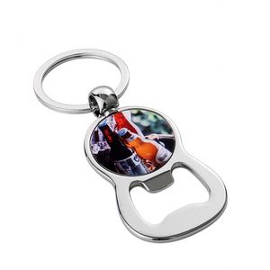 Customized Zinc Alloy Metal Bottle Opener Keychain with Custom Logo Shape Casting Technique <b>Key</b> Ring - Product Image 4