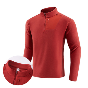 เสื้อยืดแขนยาวสำหรับผู้ชายทรงเข้ารูปแห้งเต็มตัวแบบยืดได้ - Product Image 1