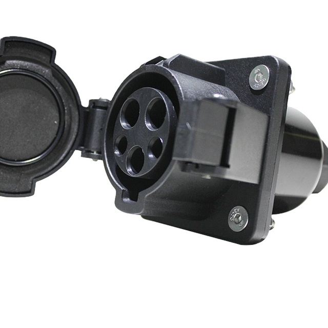 DUOSIDA  High-Quality Type1 J1772 EV Charger Inlet Socket 16A/32A/50A SAE Charging Connector