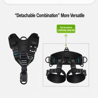 Harness Pengaman 5 Titik Bersertifikasi GB Profesional dengan Kekuatan Pemutus 2200kg untuk Pekerjaan di Ketinggian
