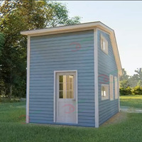 Petite maison triangle de luxe à prix raisonnable un cadre triangulaire préfabriqué cabane en bois villa avec salle de bain