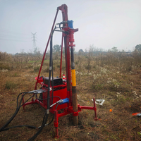 Foreuse hydraulique modulaire complète pour la montagne, transport manuel portable, pour l'exploration pétrolière et sismique, l'ancrage en pente, et les trous de dynamitage