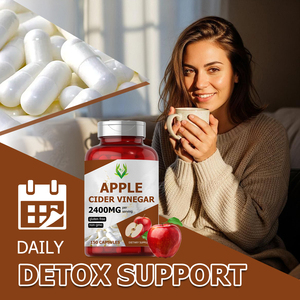 Capsules de vinaigre de cidre de pomme de qualité alimentaire, marque privée OEM, très vendues, sans gluten, favorisant la perte de poids, avec capsule en gélatine - Product Image 5