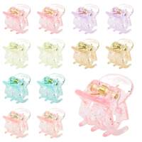 Pinces à cheveux carrées en acrylique pour femmes, accessoires de mode, pinces à griffes en acrylique pour filles et femmes