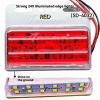 Nouveaux feux latéraux LED SLD 12V 24V pour camions et remorques, feux de sol pour pneus, feux de dégagement, feux modifiés, modèle 4032
