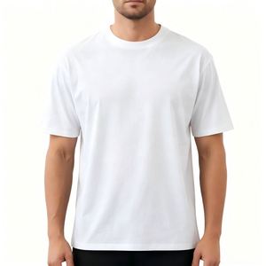 Camiseta con Logotipo Personalizado de 230 g/m², 100 % Algodón, Cuello Redondo Unisex Extra Grande, Estampado Intenso, OEM ODM - Product Image 4