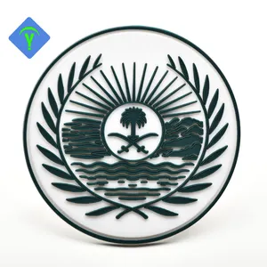Fabriek Custom Saudi Arabia Rubber Badge Patch Voor Kleding