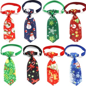 Navidad vacaciones estilo <span class=keywords><strong>Tropical</strong></span> Venta caliente nuevo estilo 16 colores lujo mascota perro pajarita Collar ajustable - Product Image 3
