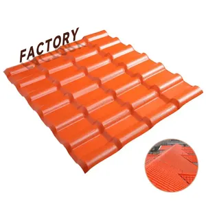 Cheap Buy Roofing Shingles Prices Roof Tile Sheet Panel ASA Synthetic Resin Shingle Corrugated Composite Plastic PVC Roof Tile