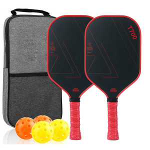 Palas de Pickleball T700 de Fibra de Carbono de 16 mm, Set de Entrenamiento USA con Pelotas y Bolsa de Transporte - Product Image 4