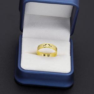 Anillos de Latón Chapados en Oro Sencillos al por Mayor JXX para Hombre, Diseños Elegantes de Joyería para Boda o Compromiso - Product Image 6