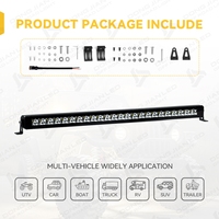 Barre de feux auxiliaires LED ambre de 50 pouces pour toit, pour RAM Jeep Gladiator F-150 Raptor, tout-terrain, 4x4, pick-up, Ute, 4WD