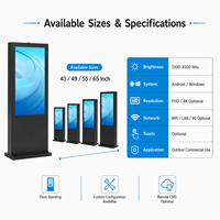 Pantalla LCD de Alto Brillo de 2500 Nits, Resistente al Agua IP65, Refrigeración por Aire, Nueva, para Hospital