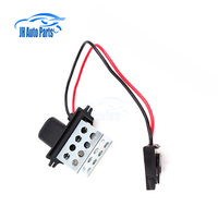 Résistance de moteur de ventilateur HVAC Résistance de ventilateur de chauffage pour Renault Clio MK1 1994-1998 Métal ABS No.7701034875 Noir