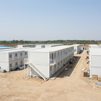 Maison préfabriquée de luxe TOPPRE, maison mobile démontable en conteneur, maison préfabriquée en conteneur de 20 pieds avec salle de bain et cuisine