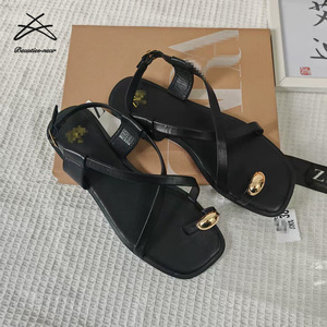 ZAR * nuovi sandali da <span class=keywords><strong>donna</strong></span> moda abbigliamento estivo quotidiano <span class=keywords><strong>antiscivolo</strong></span> Casual con fondo spesso da spiaggia semplici pantofole da <span class=keywords><strong>donna</strong></span> <span class=keywords><strong>scarpe</strong></span> sandali - Product Image 5