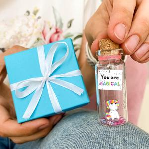 UD2 minuscolo messaggio magico in bottiglia barattolo di vetro ispiratore Idea regalo unico classico regalo di ispirazione per lui le sue donne uomini - Product Image 3