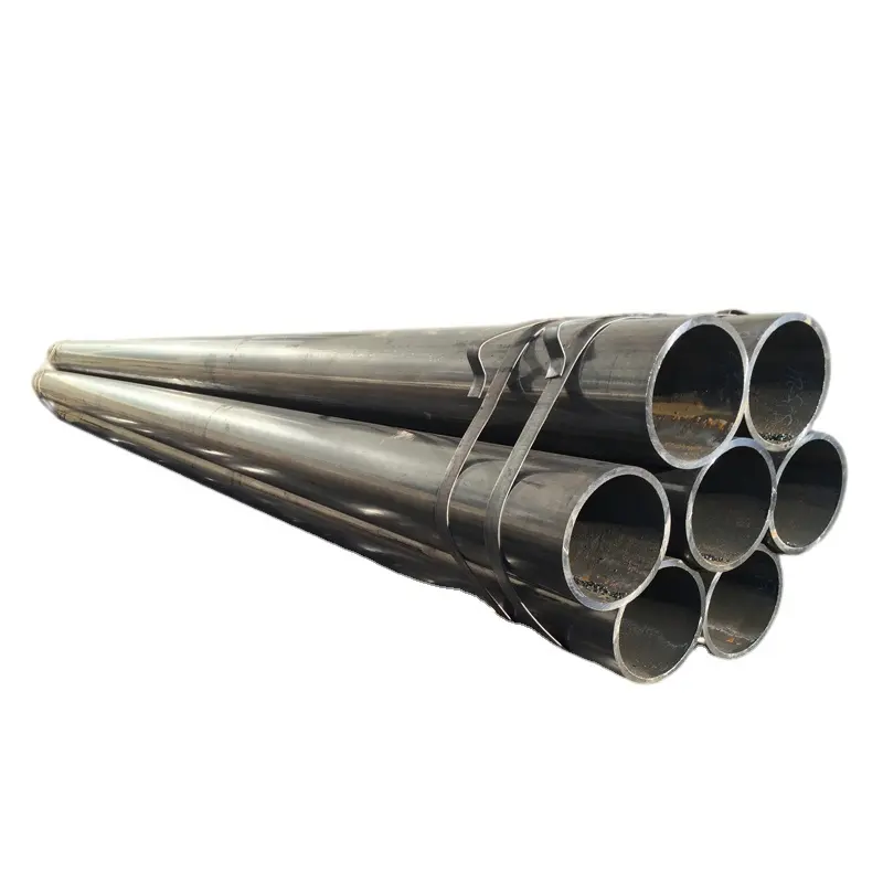 1 1/2inch APL5L Black ERW Mild steel pipe for building