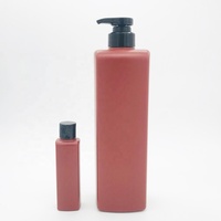 Botol Set Semprot Pompa Kosmetik HDPE Silinder 70ml 700ml Soft Touch untuk Sampo, Sabun Mandi, dan Lotion, Dapat Dipesan Sesuai Kebutuhan Pabrik