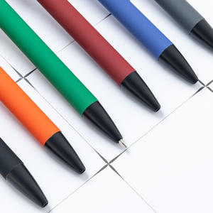 Pulpen Promosi Ramah Lingkungan Plastik Multiwarna dengan Logo Kustom Tinta Hitam & Biru untuk Penggunaan Sekolah & Kantor Kembali ke Sekolah - Product Image 3