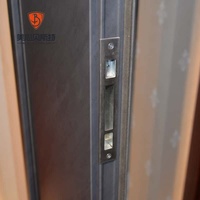 Portes coupe-feu en acier Mexin, vente directe usine, pour hôpitaux et supermarchés, design moderne en fibre de verre, cloison métallique sécurisée