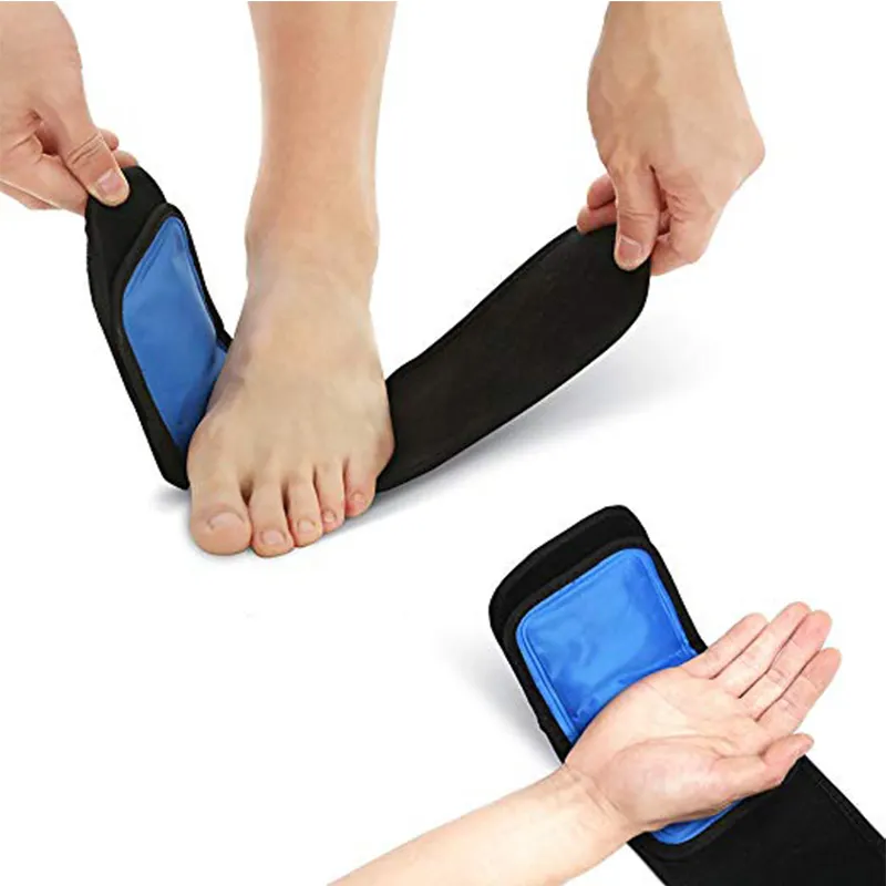 proved High quality Reusable Hot Cold Ice Gel Pack Foot Cold Ice Therapy Wrap for Hand, Foot, Wrist, Elbow