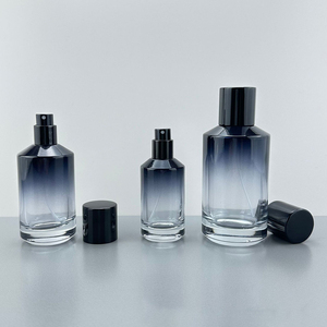 Botellas <span class=keywords><strong>de</strong></span> Vidrio Redondas Negras y Azules Personalizadas para Perfume Masculino, Botellas <span class=keywords><strong>de</strong></span> Vidrio para <span class=keywords><strong>Colonia</strong></span> <span class=keywords><strong>de</strong></span> 30 ml, 50 ml y 100 ml - Product Image 6
