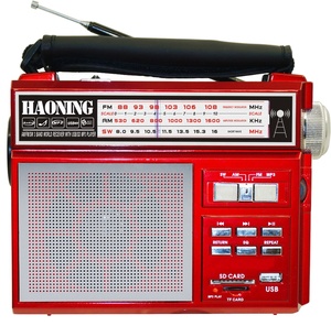 Loa <span class=keywords><strong>radio</strong></span> LED năng lượng mặt trời sạc lại được, thời trang, di động, tích hợp chức năng AM/FM/SW, <span class=keywords><strong>USB</strong></span> & MP3, có tùy chọn nguồn AC & DC, tích hợp đèn pin - Product Image 2