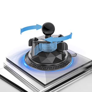 Soporte de TPU con Ventosa de Alta Succión con Base de Soporte de Cabezal de Bola de 1 Pulgada, Succión al Vacío Flexible con Bloqueo Giratorio para Vehículos, Barcos, Teléfonos, <span class=keywords><strong>GPS</strong></span> - Product Image 1