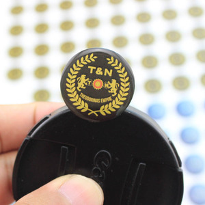 OEM ที่มีคุณภาพสูงส่วนบุคคลการออกแบบที่กำหนดเองสีขาวเครื่องหมายกาวกันน้ำตกแต่ง3D ที่ชัดเจนโดมวงรีรูปไข่สติกเกอร์อีพ็อกซี่ - Product Image 6