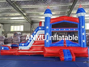 Château gonflable et toboggan aquatique en PVC de haute qualité pour adultes, structure gonflable commerciale pour fêtes - Product Image 3