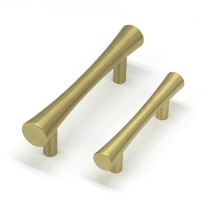 Brass Cabinet Handles Bar Shape Minimalist Design Antirust For Cabinet Doors And Drawers - Product Image 5