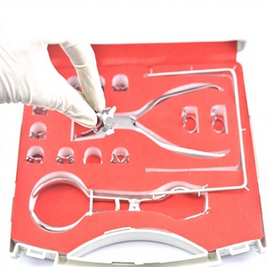 Juego de Herramientas Perforadoras de Goma Dental Metálicas, Alicates Perforadores de Barrera de Goma Dental, Certificación CE, Cuidado Dental, Ortodoncia - Product Image 2