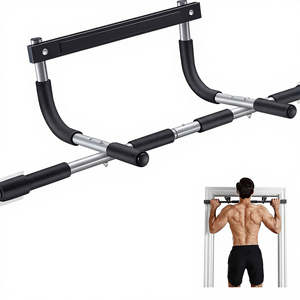 मिश्र धातु स्टील पुल बार. अधिकतम सीमा 440 एलबीएस, मल्टी-पकड़ ताकत दरवाजा बार, 3-4 लोगों के लिए पोर्टेबल इनडोर होम जिम जिम - Product Image 1