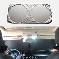 Pare-soleil de voiture pliable pour pare-brise avant, bloquant les rayons UV