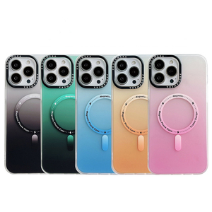 Per <span class=keywords><strong>iPhone</strong></span> <span class=keywords><strong>Apple</strong></span> 11 12 13 <span class=keywords><strong>14</strong></span> 15 Plus Pro Max gradiente magnetico custodia per cellulare di lusso - Product Image 2