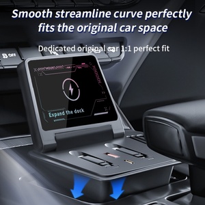 Station de charge rapide sans fil et filaire pour voiture, adaptée aux Audi Q5L, pour la modification et l'amélioration des véhicules 2021-2025 - Product Image 4