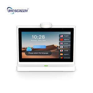 Interprète en temps réel multilingue INGSCREEN avec écran tactile et connexion directe Wi-Fi pour les réunions d'affaires - Product Image 1