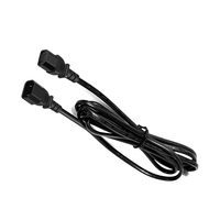 Prix de gros d'usine Câble d'alimentation AC C18 C17 Câbles d'extension IEC pour instrumentation Classe IP20 10A 250V Certifié CCC/ETL