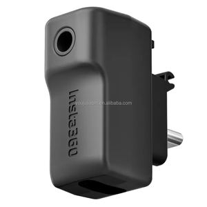 Adaptador de Micrófono para <span class=keywords><strong>Insta360</strong></span> <span class=keywords><strong>X3</strong></span> One <span class=keywords><strong>X2</strong></span>, Compatible con el Adaptador de Audio de Carga Insta 360, Accesorios para Cámara de Acción Panorámica 360 - Product Image 1