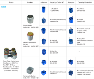 מהירות גבוהה benchtop צנטריפוגה cht210 נדנדה דלי מכונת צנטריפוגה - Product Image 6