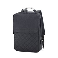 Mochila Ejecutiva Extra Grande para Mujer, Negra, con Cierre de Cremallera, de Poliéster, para Viajes y Almacenamiento de Laptop, Directo de Fábrica