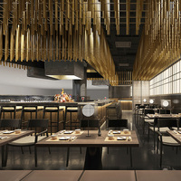 Desain & Pembangunan 3D Dapur Komersial & Area Makan untuk Bisnis F&B