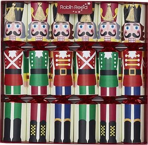 Coffret de 12 Crackers de Noël de Luxe en Gros avec Chapeaux, Jouets et Blagues pour Décoration de Table de Dîner de Fêtes et Cadeaux - Product Image 5